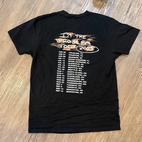 Morgan Wallen 2025 I’m the Problem Concert Tour Graphic Tee Women’s T-shirt Sz L - Picture 3 of 6